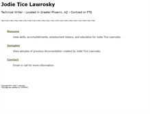 Tablet Screenshot of jtlawrosky.com